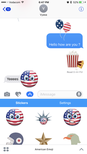 American Emoji - Great Emoticons for Texting(圖1)-速報App