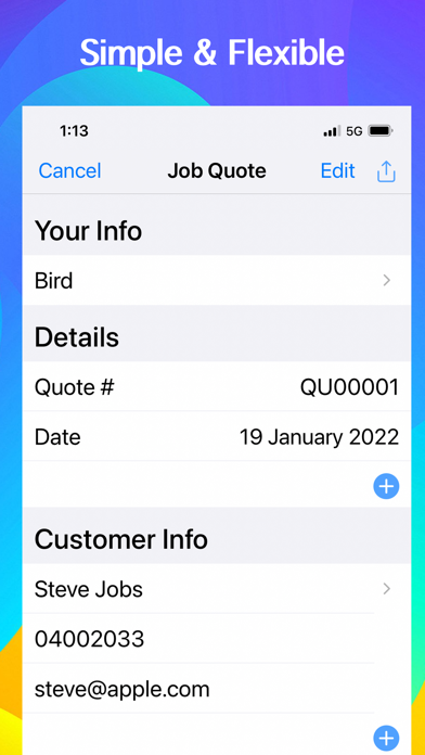 Job Quote & Invoice Maker screenshot 4