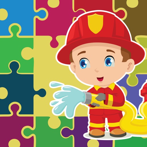 Fireman Jigsaw Puzzles Games for Preschool icon