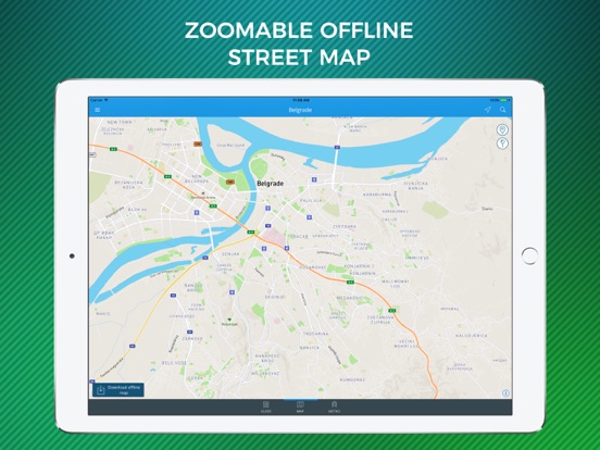 Belgrade Travel Guide with Offline Street Map screenshot 3