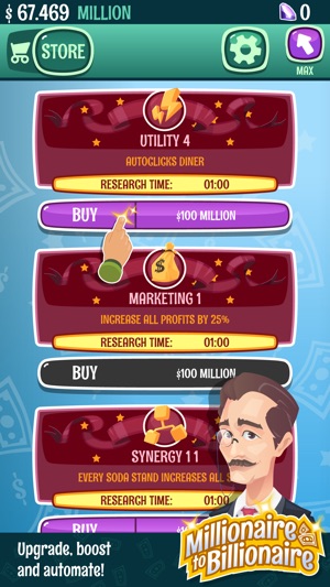 Millionaire To Billionaire - Clicker Game(圖4)-速報App