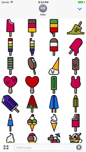 GelatoMoji - Ice Cream Stickers(圖2)-速報App