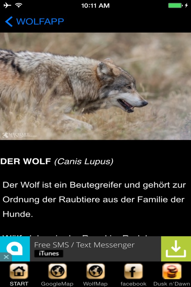 WolfApp screenshot 2