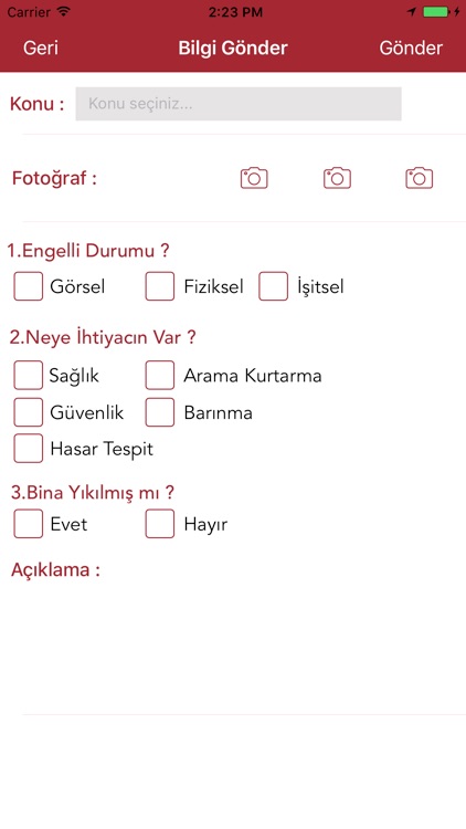 Eskişehir Mobil Afet Yönetimi screenshot-3