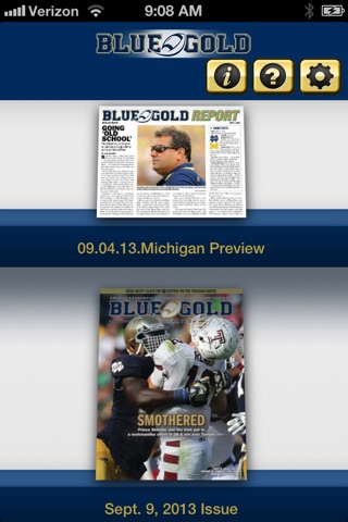Blue and Gold Illustrated screenshot 4