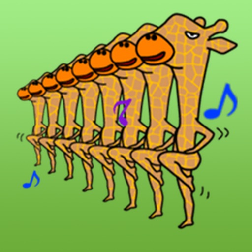 Gently Giraffe Sticker