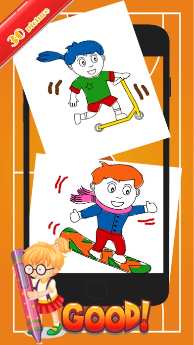 How to cancel & delete All Sport Coloring Marker For Kid and Kindergarten from iphone & ipad 2