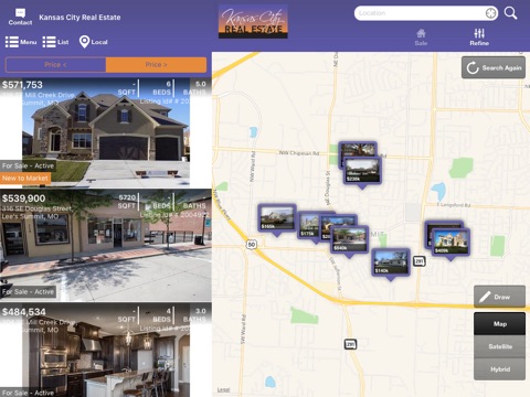 Kansas City Real Estate Search for iPad screenshot 2