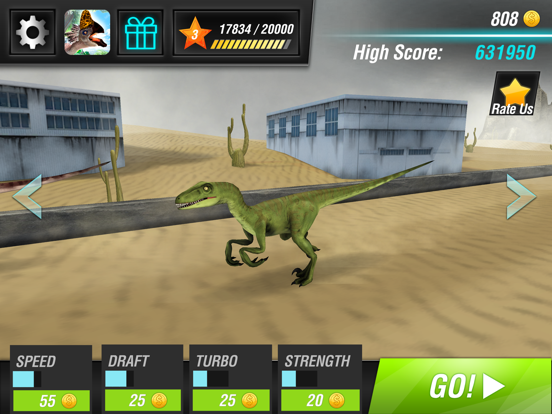 Скачать игру Легенды дино: Dino Racing Sim