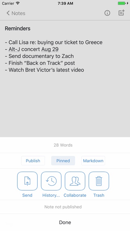 Simplenote screenshot-3