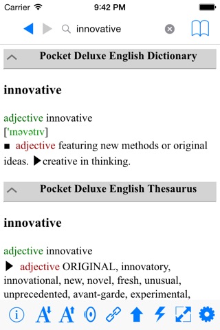 New Deluxe Dictionary And Thesaurus Pro screenshot 4