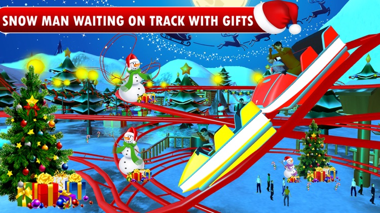 Christmas Roller Coaster Ride 3D screenshot-3