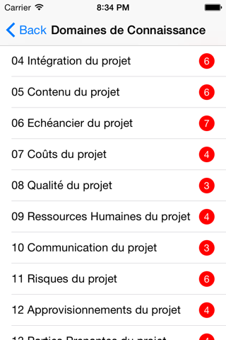 PMPReminder : Aide-mémoire PMP® CAPM® for iPhone screenshot 3