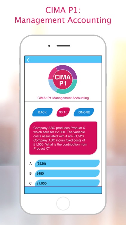 CIMA P1: Management Accounting.