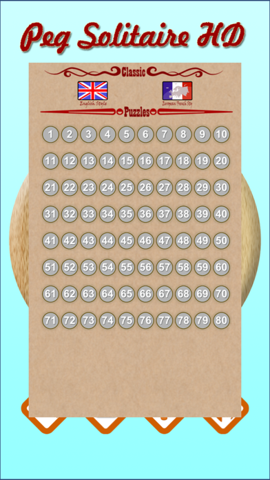 Peg Solitaire Plus screenshot 2