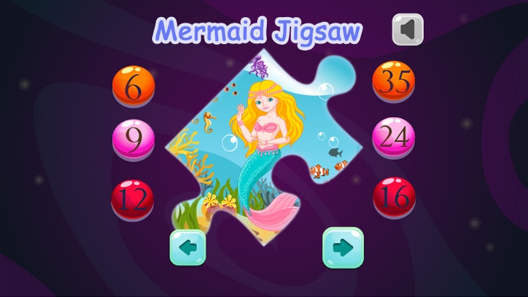 Mermaid Jigsaw Puzzle for Little Toddler Kids