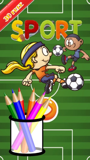 Sportmania Coloring Pages:Paint On Picture For Kid(圖1)-速報App