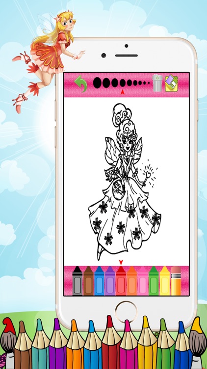 fairy kingdom coloring book free screenshot-3