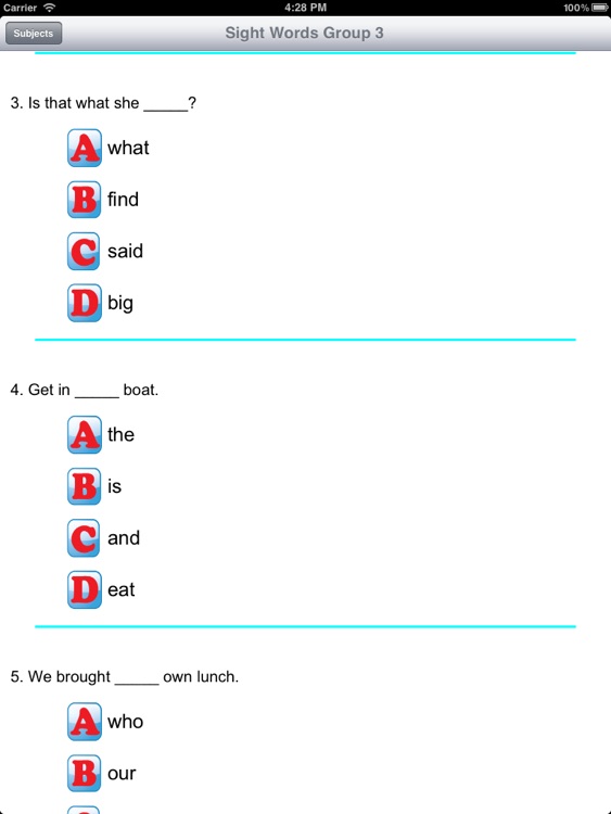 Mastering Sight Words Level 1