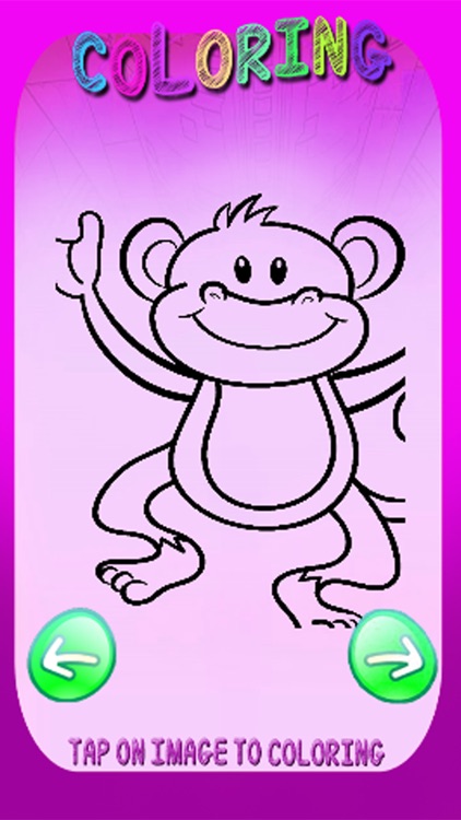 Free Girl And Monkey Coloring Book Games Edition