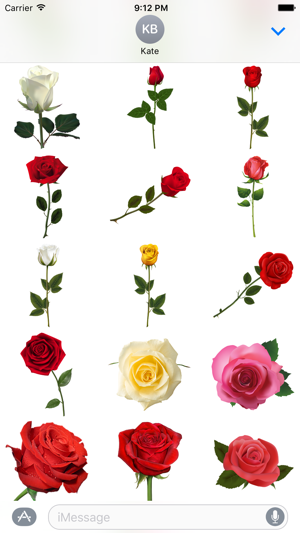 Roses to Love Stickers for iMessage(圖5)-速報App