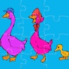 Duck Colorful Jigsaw Puzzles Games For Kids