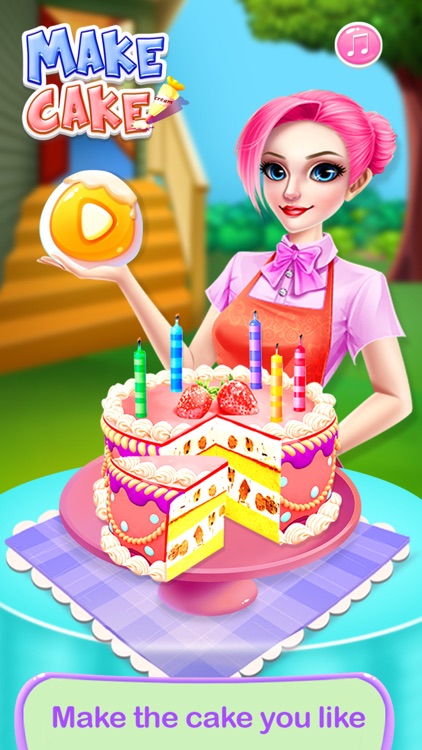 Girls Cake Maker Baking Games screenshot-4