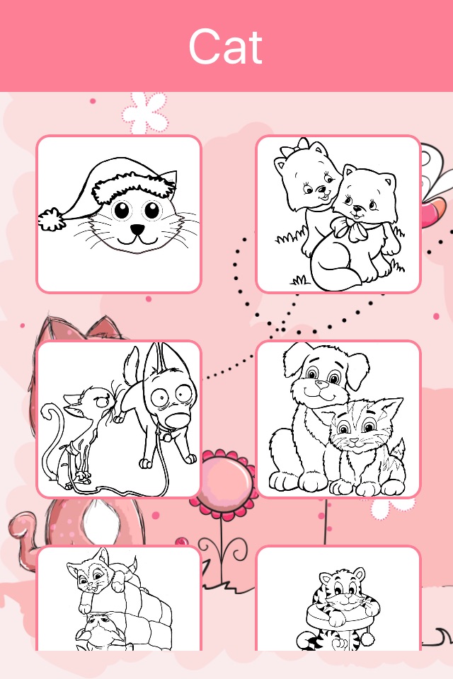 Cat Coloring Book for Kids: Learn to color & draw screenshot 3