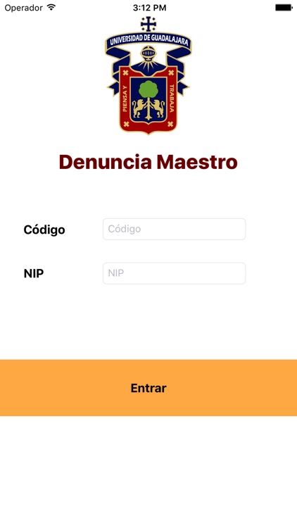 Denuncia Maestro