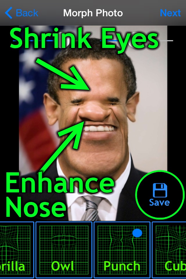 Funny Face Camera Booth screenshot 2