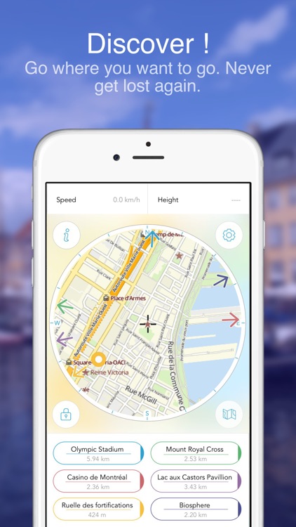 Montreal Direction Helper. Offline map