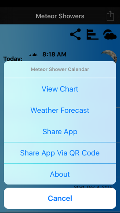 How to cancel & delete Meteor Shower Calendar from iphone & ipad 2
