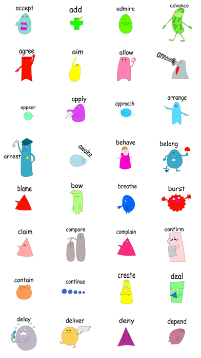 ActionEnglishSticker A-Dのスクリーンショット1 ActionEnglishSticker A-Dのスクリーンショット1