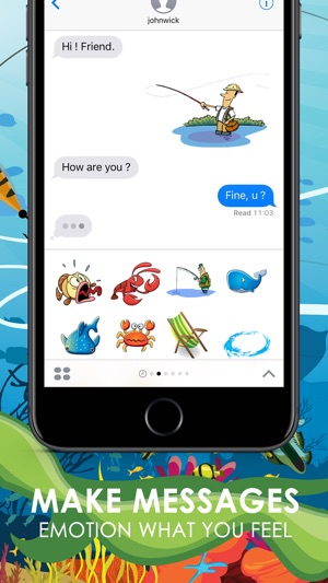 Fishing Emojis Stickers by ChatStick(圖2)-速報App