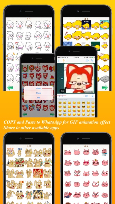 How to cancel & delete Gif Stickers for WhatsApp from iphone & ipad 2