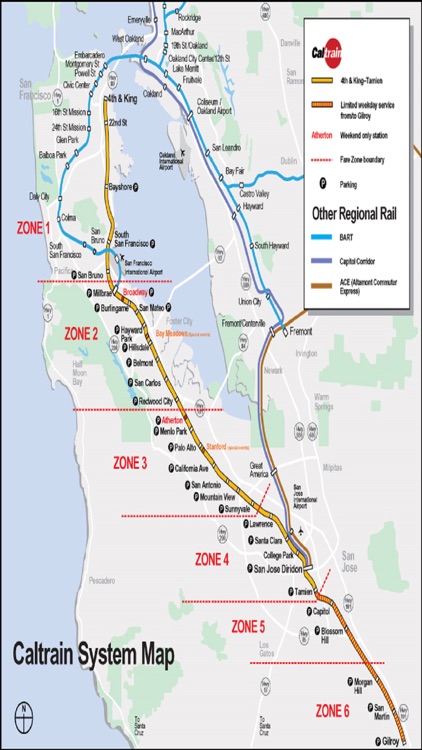 San Francisco Metro Subway Train Rail Buses Maps