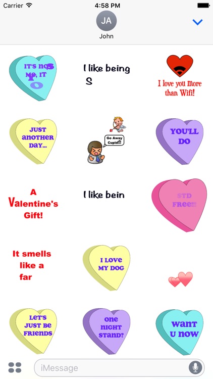 Rude Valentine's Day Stickers