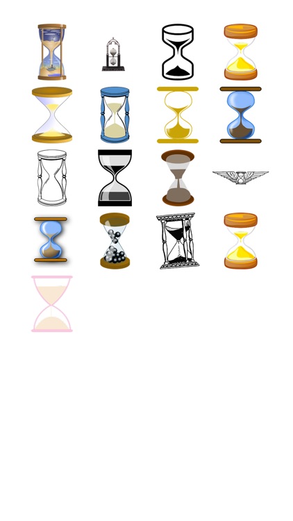 Hourglasses Two Sticker Pack