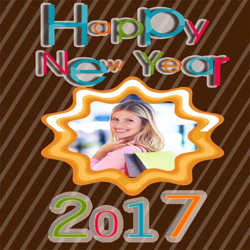Happy New Year 2017 Free 3D Photo Frames & Editor icon