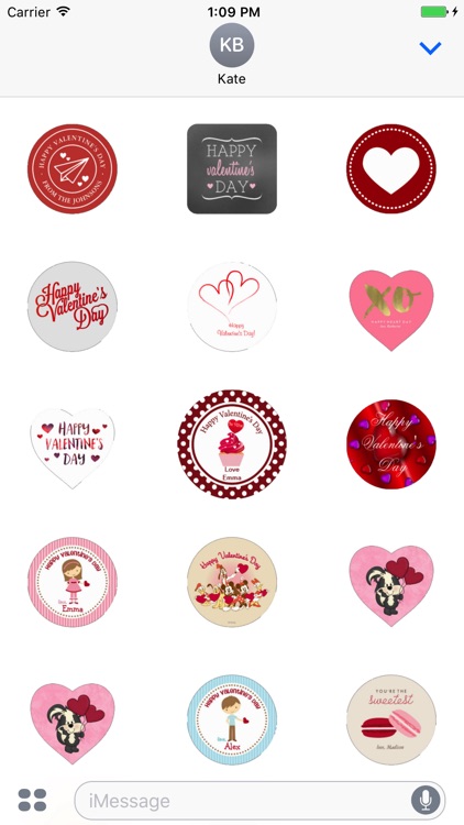 Valentine Day's Stickers Pack For iMessage