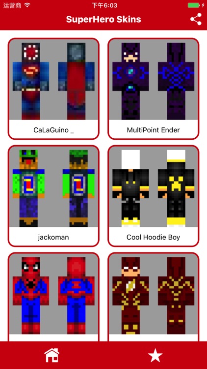 Super Hero Skins for Minecraft PE - Pocket Edition by Tosak Promjanthuek