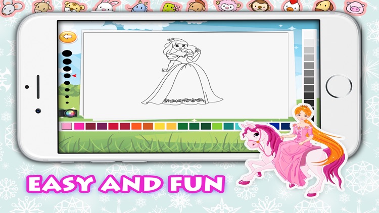 Fairy Princess coloring book : Best 24 Pages screenshot-4