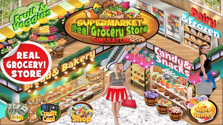 Real Grocery Store Simulator - Kids Supermarket