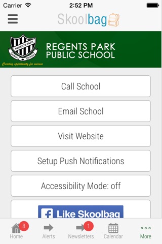Regents Park Public School - Skoolbag screenshot 4