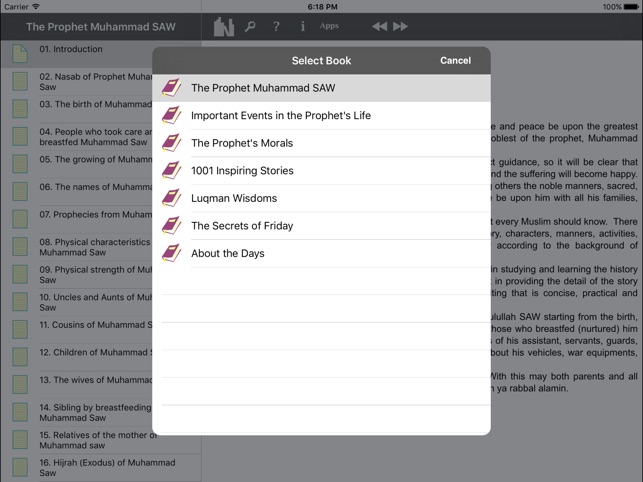 Muslim Book Pack for iPad(圖2)-速報App