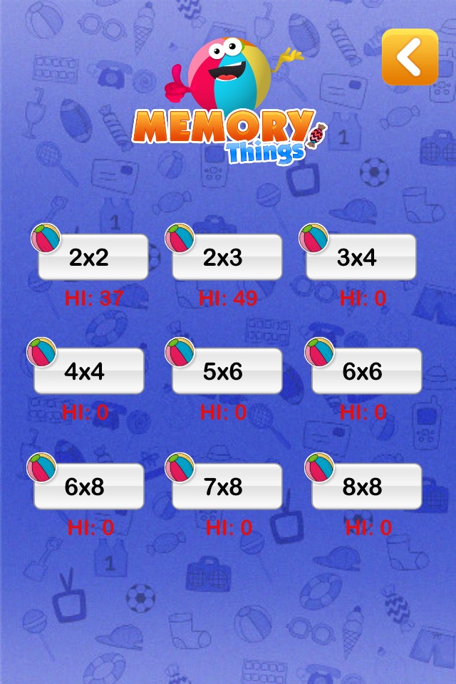 Memory Games Things & Toys screenshot 3