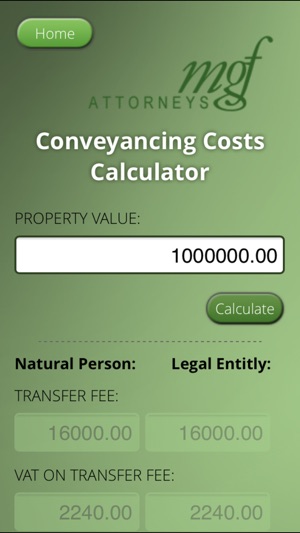 MGF Attorneys - Bond/Conveyancing Calculator Ver2(圖4)-速報App