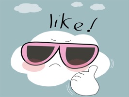 Bring this cute cloud emojis to your iMessage