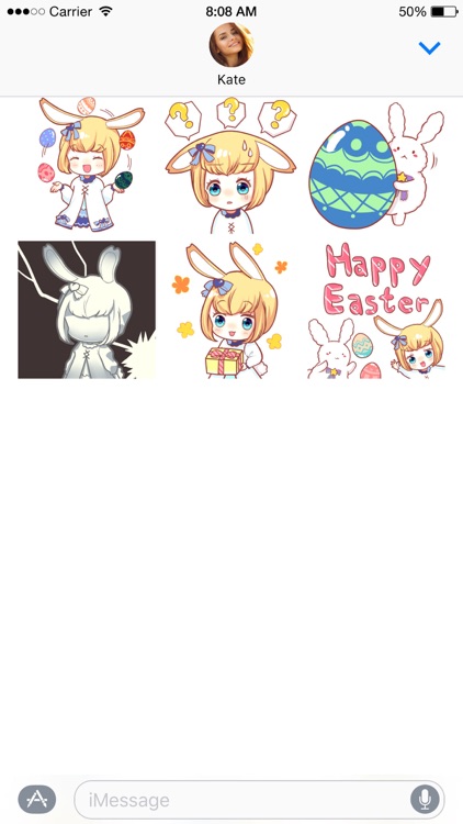 Little Miss Usagi stickers screenshot-4