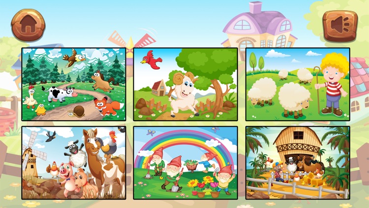 farm jigsaw puzzle : 1st grade learning games